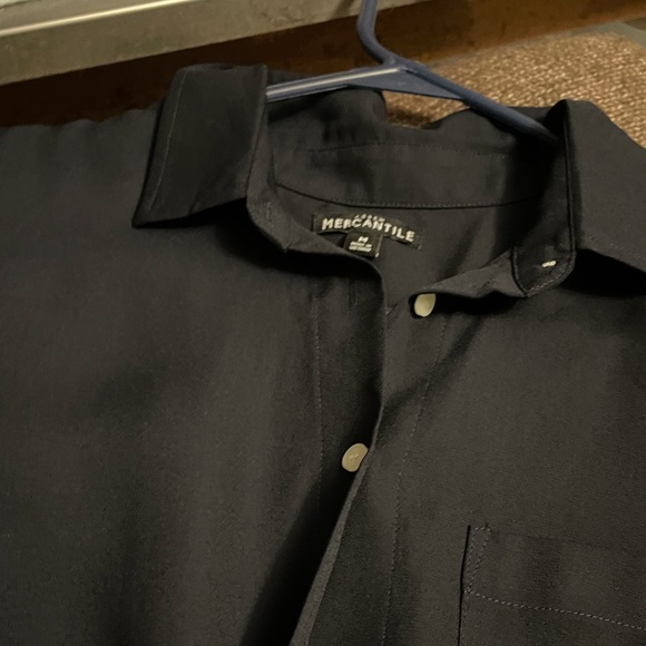 Jcrew Navy Button-Up Tie Front Shirt NWOT - Picture 5 of 8